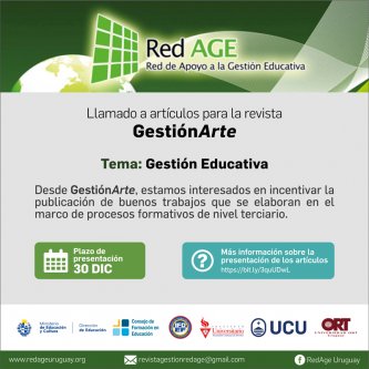 Los invitamos a compartir sus trabajos con la comunidad académica RedAGE