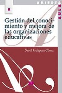 Portada Gestion del conocimiento y mejora de las organizaciones educativas.jpg